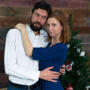 Amir and Amina - a couple from Kazan on a call